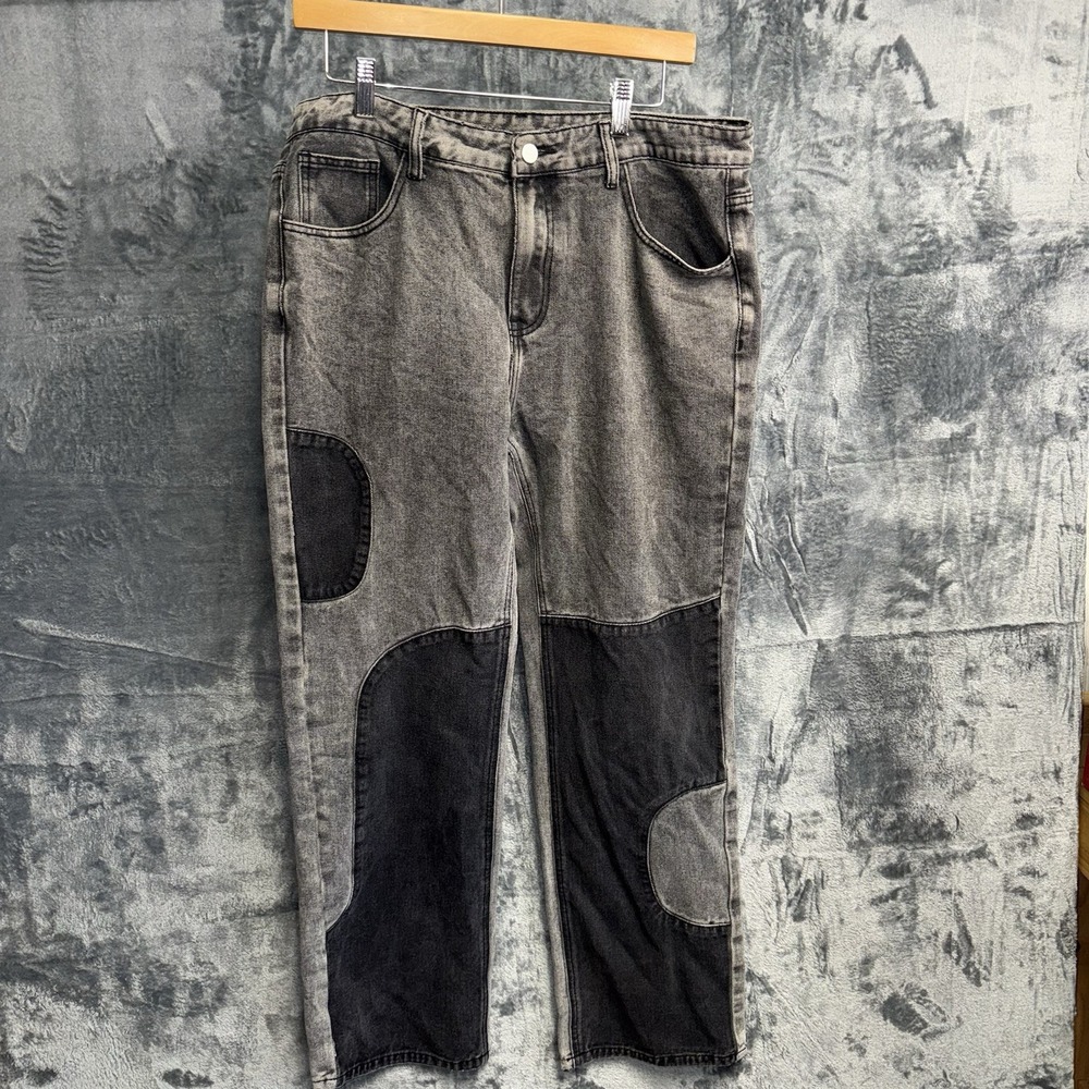 NF Men's Black Faded Size Large Jeans Pre Owned 149